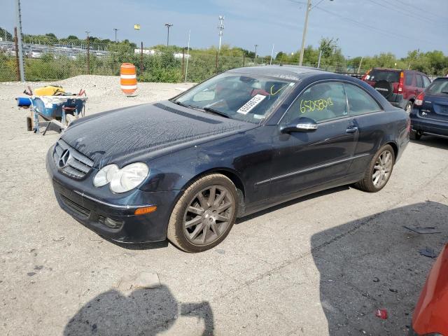 WDBTJ56H27F212750 - 2007 MERCEDES-BENZ CLK 350 BLUE photo 1