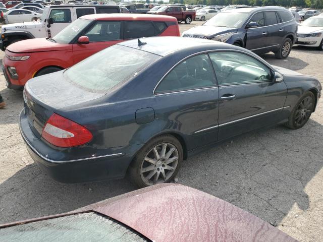 WDBTJ56H27F212750 - 2007 MERCEDES-BENZ CLK 350 BLUE photo 3