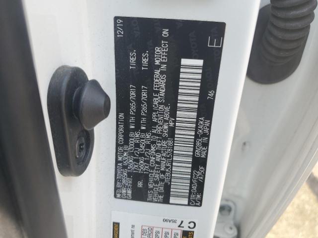 JTEBU5JR1L5781881 - 2020 TOYOTA 4RUNNER SR5/SR5 PREMIUM 白色 照片 14