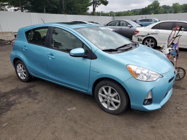 JTDKDTB32E1074334 - 2014 TOYOTA PRIUS C BLUE photo 4