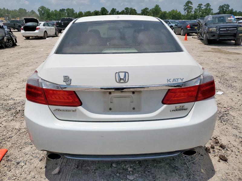 1HGCR3F97DA028938 - 2013 HONDA ACCORD TOURING WHITE photo 6