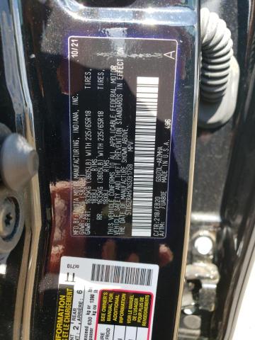 5TDGZRAH7NS091768 - 2022 TOYOTA HIGHLANDER XLE BLACK photo 13