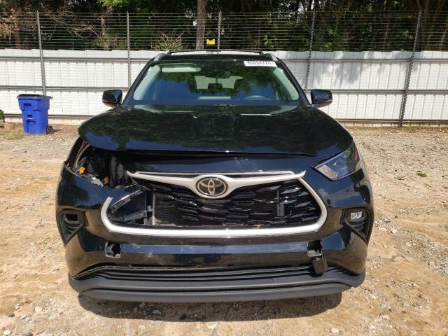 5TDGZRAH7NS091768 - 2022 TOYOTA HIGHLANDER XLE BLACK photo 5