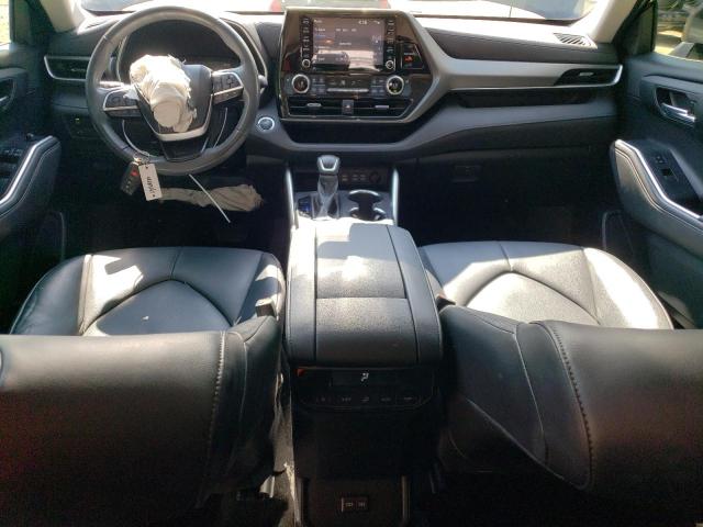 5TDGZRAH7NS091768 - 2022 TOYOTA HIGHLANDER XLE BLACK photo 8