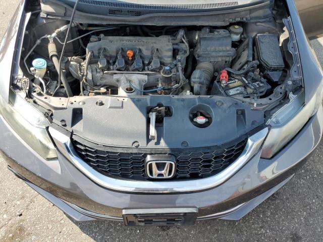 19XFB2F93DE277888 - 2013 HONDA CIVIC EXL ნაცრისფერი ფოტო 11