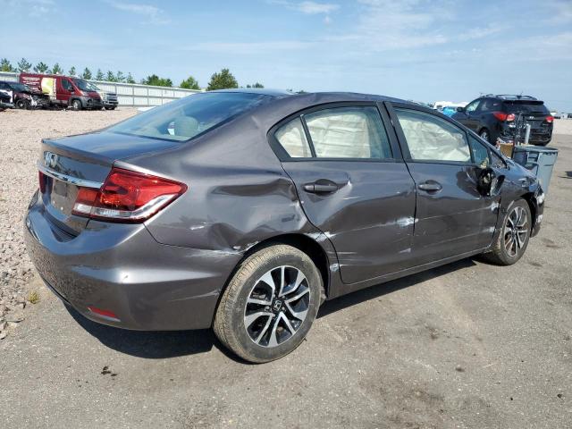 19XFB2F93DE277888 - 2013 HONDA CIVIC EXL ნაცრისფერი ფოტო 3
