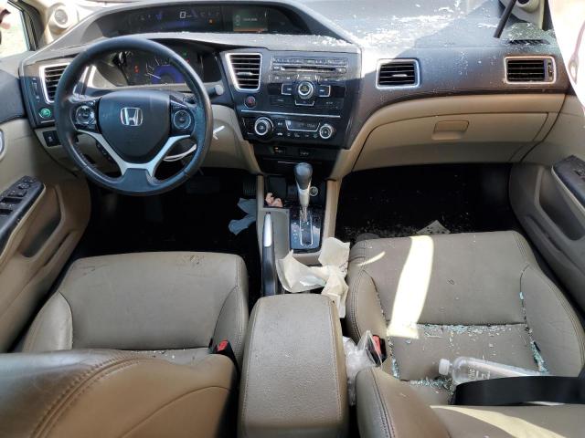 19XFB2F93DE277888 - 2013 HONDA CIVIC EXL ნაცრისფერი ფოტო 8