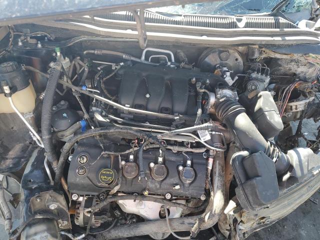 1FM5K7D81JGB17857 - 2018 FORD EXPLORER XLT შავი ფოტო 12