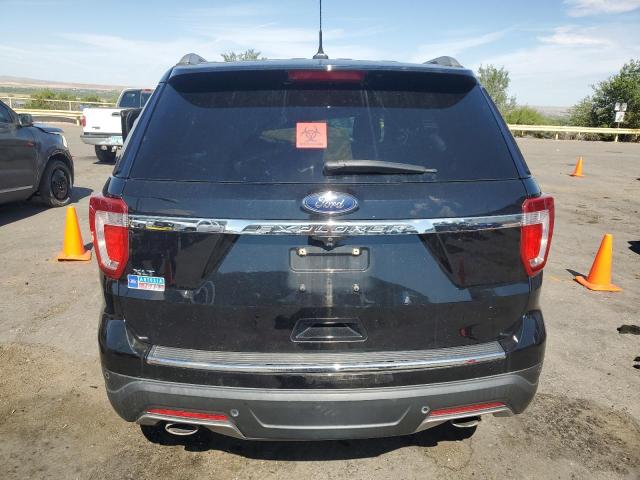 1FM5K7D81JGB17857 - 2018 FORD EXPLORER XLT შავი ფოტო 6