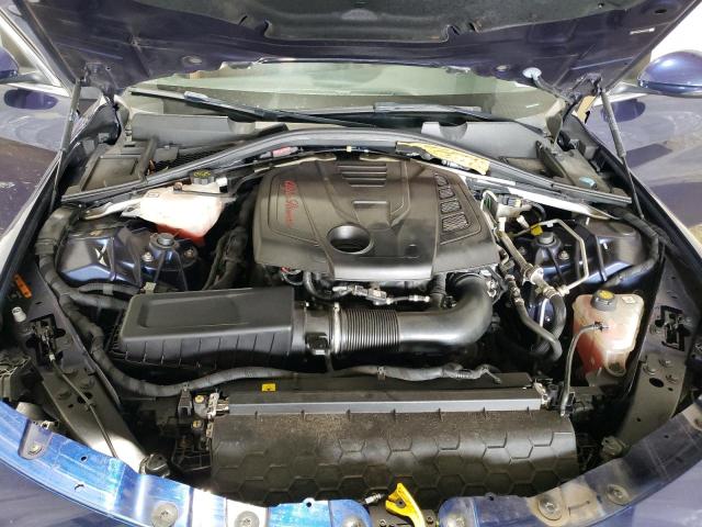 ZARFAEDN5H7546604 - 2017 ALFA ROMEO GIULIA Q4 蓝色 照片 11