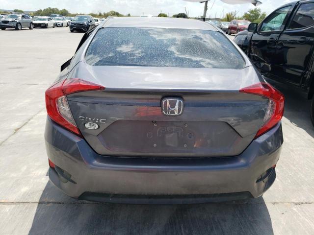 19XFC2F51JE011081 - 2018 HONDA CIVIC LX GRAY photo 6