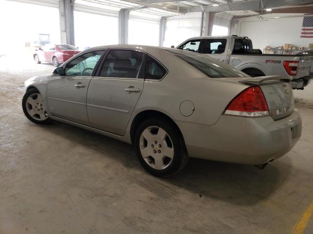 2G1WD58C081250308 - 2008 CHEVROLET IMPALA SUPER SPORT SILVER photo 2