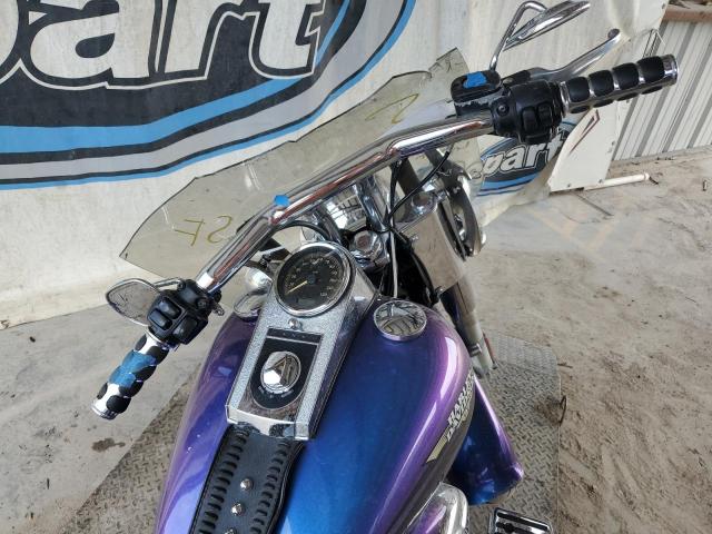 1HD1BX518AB028822 - 2010 HARLEY-DAVIDSON FLSTF PURPLE photo 5