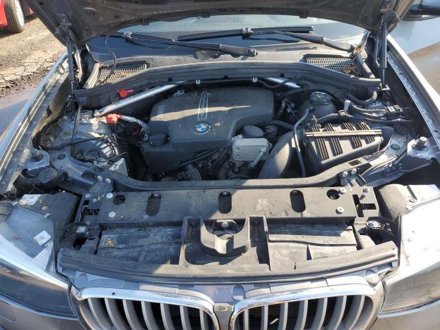 5UXWX9C32H0W71566 - 2017 BMW X3 XDRIVE28I SILVER photo 11