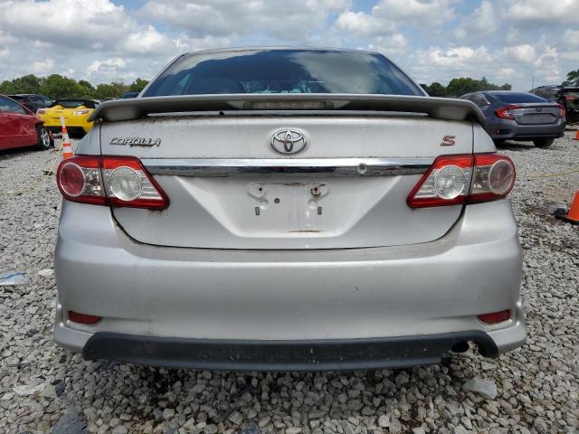 2T1BU4EE0CC818041 - 2012 TOYOTA COROLLA BASE SILVER photo 6