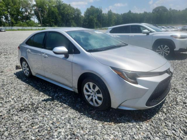 5YFEPMAE6NP336123 - 2022 TOYOTA COROLLA LE SILVER photo 4