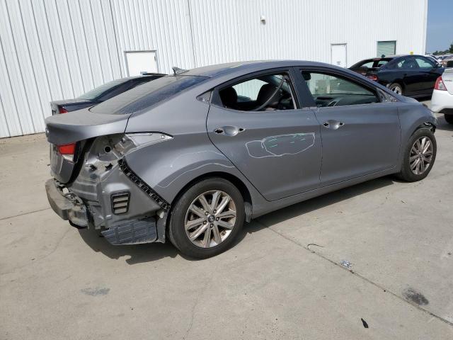 5NPDH4AEXEH499752 - 2014 HYUNDAI ELANTRA SE GRAY photo 3