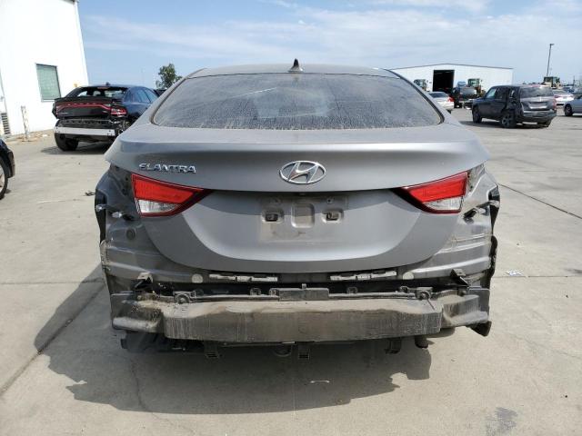 5NPDH4AEXEH499752 - 2014 HYUNDAI ELANTRA SE GRAY photo 6