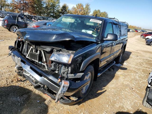 1GCEK19Z26Z183185 - 2006 CHEVROLET SILVERADO K1500 BLACK photo 2