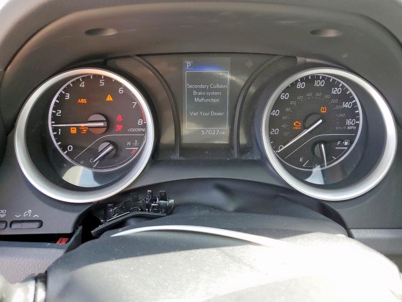 4T1C11AK6NU688372 - 2022 TOYOTA CAMRY LE BLACK photo 9