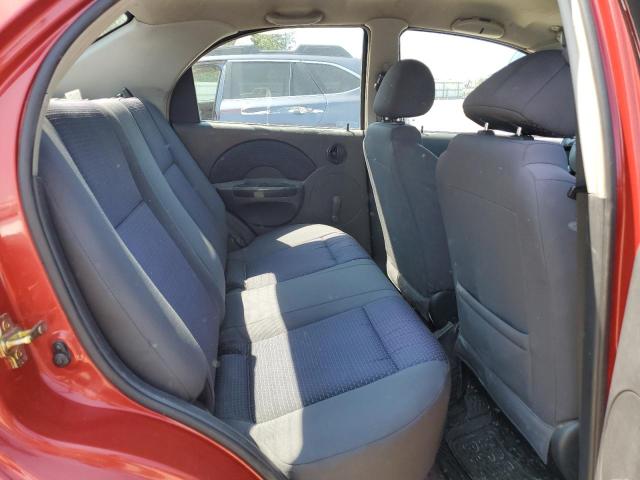 KL1TD566X6B618263 - 2006 CHEVROLET AVEO BASE RED photo 10