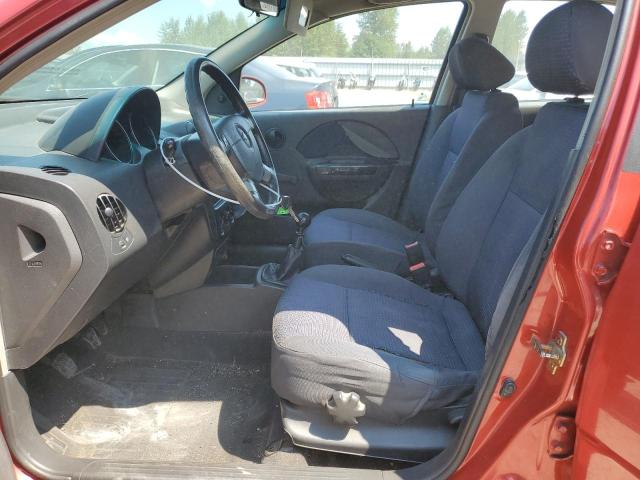 KL1TD566X6B618263 - 2006 CHEVROLET AVEO BASE RED photo 7