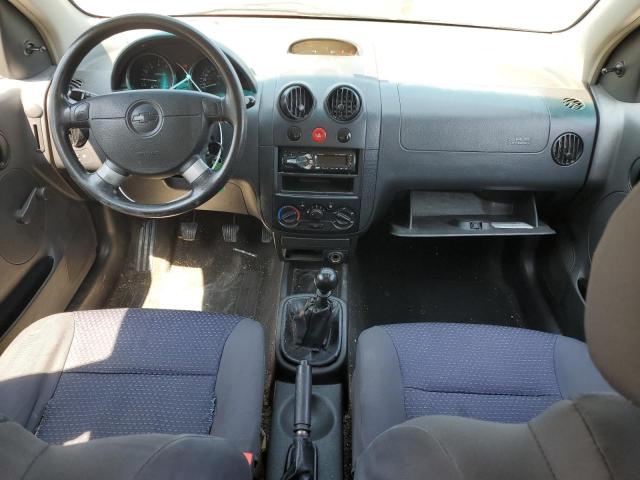 KL1TD566X6B618263 - 2006 CHEVROLET AVEO BASE RED photo 8