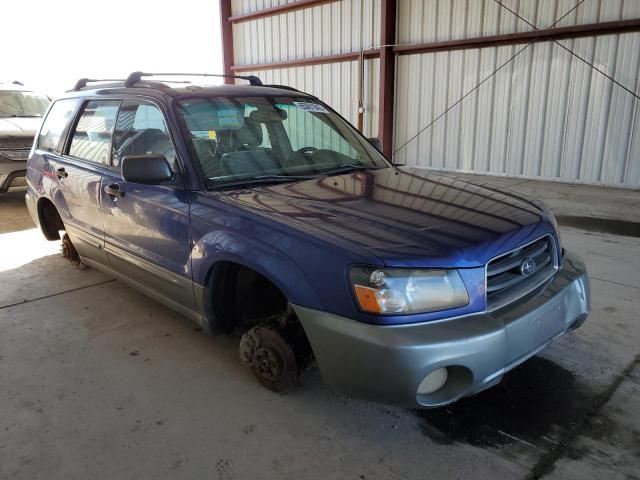 JF1SG65683H742047 - 2003 SUBARU FORESTER 2.5XS BLUE photo 4