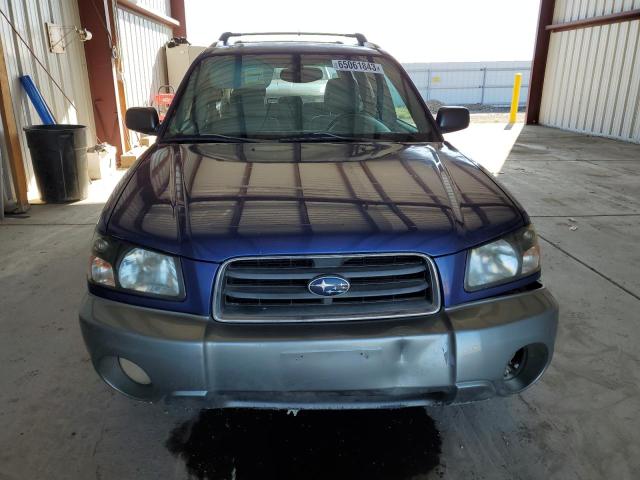 JF1SG65683H742047 - 2003 SUBARU FORESTER 2.5XS BLUE photo 5