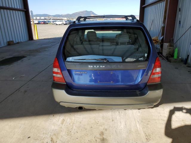 JF1SG65683H742047 - 2003 SUBARU FORESTER 2.5XS BLUE photo 6