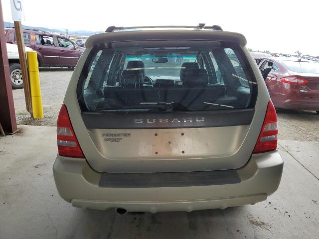 JF1SG696X5H706390 - 2005 SUBARU FORESTER 2.5XT TAN photo 6