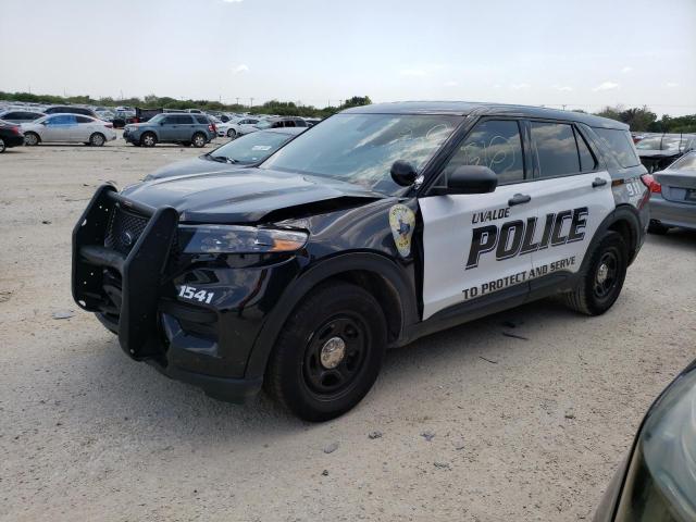 1FM5K8AB1NGC23088 - 2022 FORD EXPLORER POLICE INTERCEPTOR შავი ფოტო 1