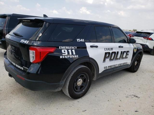 1FM5K8AB1NGC23088 - 2022 FORD EXPLORER POLICE INTERCEPTOR შავი ფოტო 3