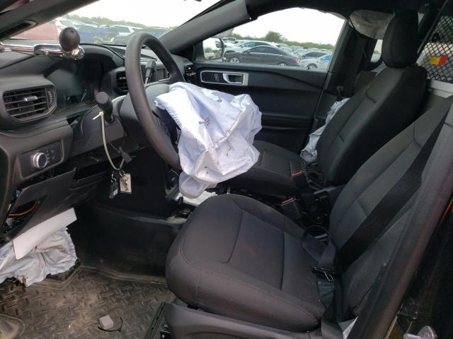 1FM5K8AB1NGC23088 - 2022 FORD EXPLORER POLICE INTERCEPTOR შავი ფოტო 7