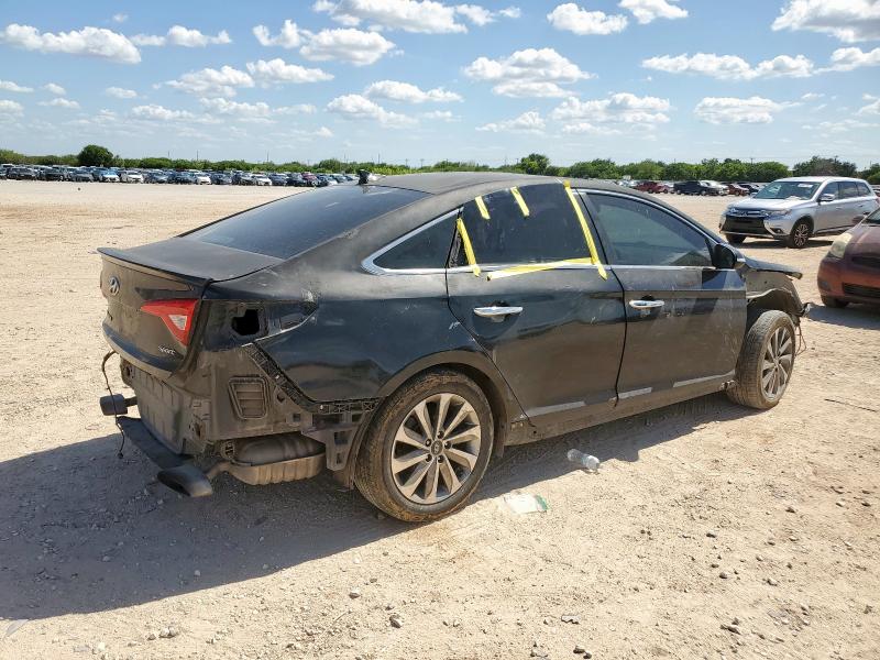 5NPE34AF7HH464635 - 2017 HYUNDAI SONATA SPORT BLACK photo 3
