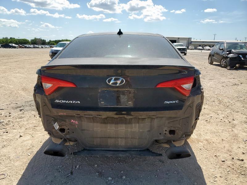 5NPE34AF7HH464635 - 2017 HYUNDAI SONATA SPORT BLACK photo 6