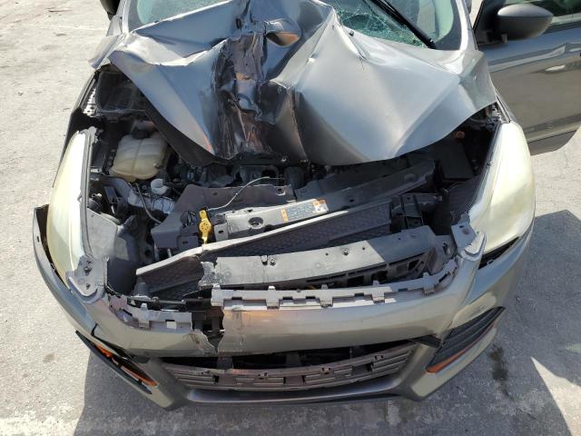 1FMCU0F71EUE07424 - 2014 FORD ESCAPE S GRAY photo 12