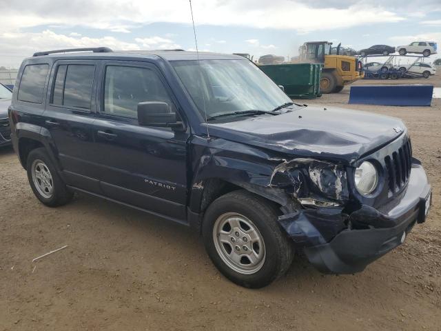 1C4NJRBB4FD282652 - 2015 JEEP PATRIOT SPORT BLUE photo 4