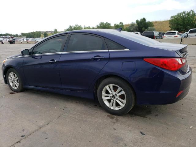 5NPEB4AC8EH837069 - 2014 HYUNDAI SONATA GLS BLUE photo 2