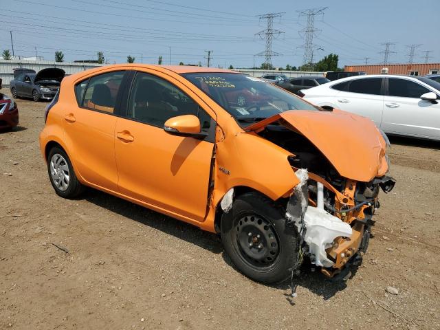 JTDKDTB38F1091401 - 2015 TOYOTA PRIUS C ORANGE photo 4