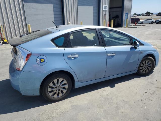 JTDKN3DPXC3019564 - 2012 TOYOTA PRIUS PLUG Bleu photo 3