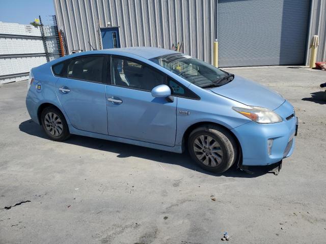 JTDKN3DPXC3019564 - 2012 TOYOTA PRIUS PLUG Bleu photo 4