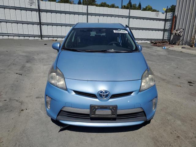 JTDKN3DPXC3019564 - 2012 TOYOTA PRIUS PLUG Bleu photo 5