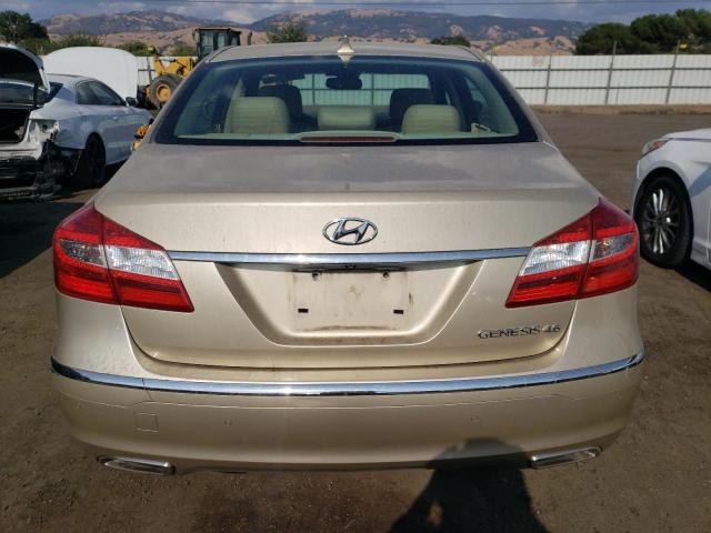 KMHGC4DF4CU166171 - 2012 HYUNDAI GENESIS 4.6L GOLD photo 6