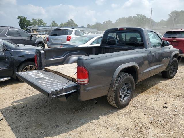 1B7FL36N62S506400 - 2002 DODGE DAKOTA SPORT GRAY photo 3