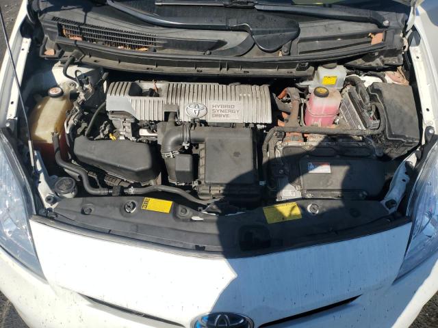 JTDKN3DU5E1741142 - 2014 TOYOTA PRIUS WHITE photo 11