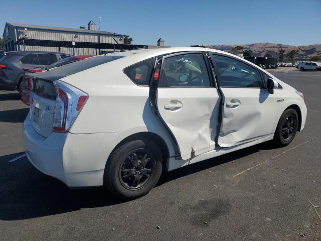 JTDKN3DU5E1741142 - 2014 TOYOTA PRIUS WHITE photo 3