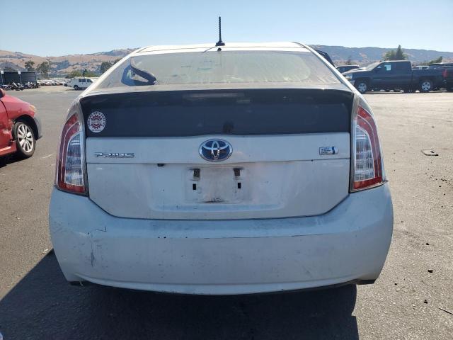 JTDKN3DU5E1741142 - 2014 TOYOTA PRIUS WHITE photo 6