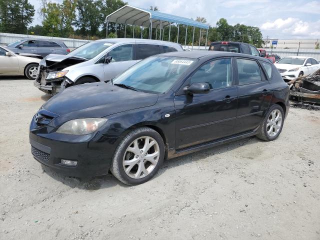 JM1BK143471744878 - 2007 MAZDA 3 HATCHBACK BLACK photo 1