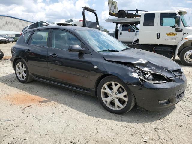 JM1BK143471744878 - 2007 MAZDA 3 HATCHBACK BLACK photo 4